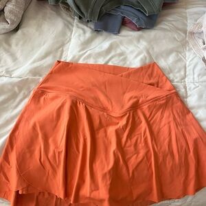 Vibrant Orange Skirt